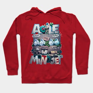 Agile is a mindset XMAS version Hoodie